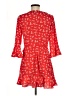 Boohoo 100% Polyester Red Casual Dress Size 8 - photo 2