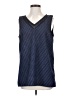 St. John 100% Polyester Blue Sleeveless Top Size S - photo 1