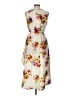 Assorted Brands 100% Polyester Floral Gray Casual Dress Size L - photo 2