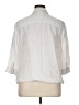 Chico's Ivory 3/4 Sleeve Button-Down Shirt Size XL (3) - photo 2