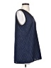 St. John 100% Polyester Blue Sleeveless Top Size S - photo 4