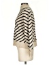 MNG Chevron-herringbone Ivory Turtleneck Sweater Size S - photo 5