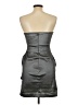 Twenty One Metallic Silver Cocktail Dress Size L - photo 2
