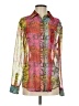 Le Superbe 100% Polyester Print Pink Long Sleeve Blouse Size 0 - photo 1
