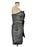 Twenty One Metallic Silver Cocktail Dress Size L - photo 4