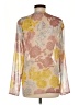 WAYF 100% Polyester Gold Long Sleeve Blouse Size M - photo 2
