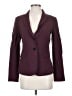 Theory Burgundy Wool Blazer Size 4 - photo 1