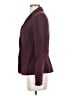 Theory Burgundy Wool Blazer Size 4 - photo 5