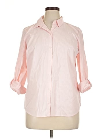 Apt. 9 3/4 Sleeve Button-Down Shirt (view 1)