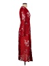 Gap 100% Rayon Floral Red Casual Dress Size XS - photo 4