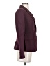 Theory Burgundy Wool Blazer Size 4 - photo 4
