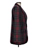 Sag Harbor Plaid Burgundy Blazer Size 10 - photo 4