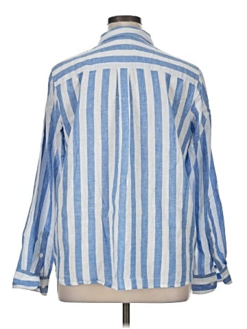 J.Crew Factory Store Long Sleeve Button-Down Shirt (view 2)