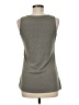 Ecru 100% Rayon Metallic Silver Sleeveless Blouse Size M (estimated) - photo 2