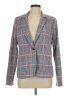 ModCloth Plaid Gray Blazer Size L - photo 1