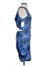 Roxy Tropical Blue Casual Dress Size L - photo 4