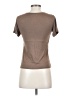 En Creme Brown Short Sleeve Top Size S - photo 2