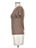 En Creme Brown Short Sleeve Top Size S - photo 5