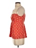 Deletta Red Sleeveless Blouse Size XS - photo 5