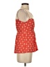 Deletta Red Sleeveless Blouse Size XS - photo 4