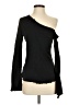 Shein 100% Cotton Black Long Sleeve Top Size 4 - photo 1