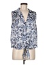 Eclair 100% Polyester Blue Sleeveless Blouse Size M - photo 1