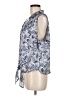 Eclair 100% Polyester Blue Sleeveless Blouse Size M - photo 5