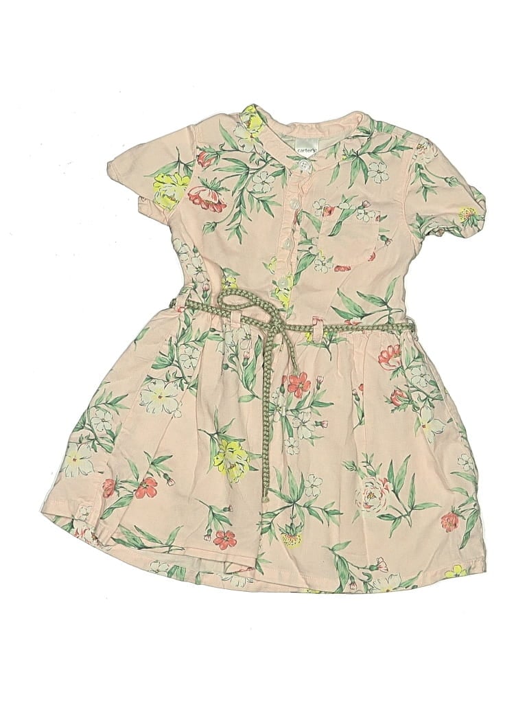 Pre-owned Carter's Kids' Dress In Ivory