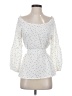 Ninety White 3/4 Sleeve Blouse Size S - photo 1