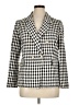 NANETTE Nanette Lepore Houndstooth Ivory Blazer Size 14 - photo 1