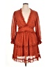 Unbranded Stars Orange Cocktail Dress Size XL - photo 1