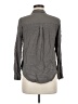 Love Notes Gray Long Sleeve Button-Down Shirt Size M - photo 2