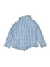 Andy & Evan 100% Cotton Checkered-gingham Blue Long Sleeve Button-Down Shirt Size 9-12 mo - photo 2
