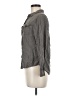 Love Notes Gray Long Sleeve Button-Down Shirt Size M - photo 5