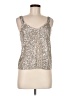 Love on a Hanger Silver Sleeveless Top Size M - photo 1