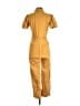 Boyish Solid Gold Yellow Jumpsuit Size S - photo 2