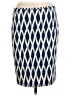 J. McLaughlin Argyle Blue Casual Skirt Size 6 - photo 1