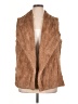 Assorted Brands 100% Polyester Brown Faux Fur Vest Size XL - photo 1