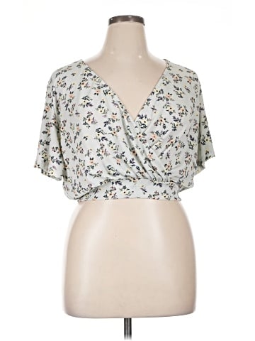 Orange Kiss Short Sleeve Blouse (view 1)