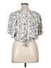 Orange Kiss Ivory Short Sleeve Blouse Size XL - photo 2