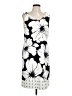 Talbots 100% Polyester Graphic Ivory Casual Dress Size 10 - photo 1