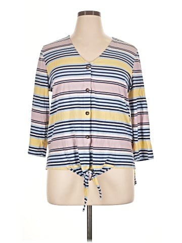 C&C California 3/4 Sleeve Button-Down Shirt (view 1)