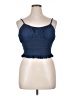 Derek Heart 100% Cotton Blue Sleeveless Top Size XL - photo 1