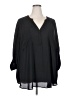 Torrid 100% Polyester Black 3/4 Sleeve Blouse Size 5X Plus (5) - photo 1