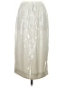 J.Crew Collection 100% Polyester Metallic Silver Formal Skirt Size XS - photo 2
