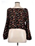 Shein Curve 100% Polyester Black 3/4 Sleeve Blouse Size 14 Plus (1) - photo 2