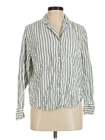 Gap 3/4 Sleeve Button-Down Shirt (view 1)
