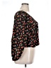 Shein Curve 100% Polyester Black 3/4 Sleeve Blouse Size 14 Plus (1) - photo 4