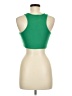 Shein Green Sleeveless T-Shirt Size 6 - photo 2