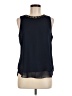 Violet & Claire 100% Polyester Black Sleeveless Blouse Size M - photo 1